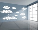 Clouds and Birds Nursery Vinyl Decal Children Sticker